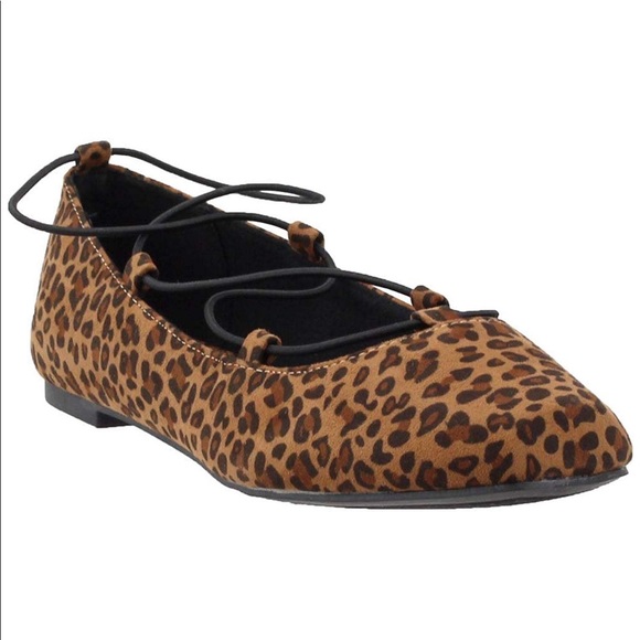 NEW Sugar Leopard Ballet Flats - Picture 2 of 8
